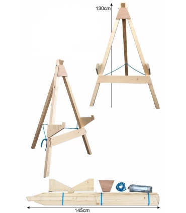 Chevalet bois Avalon HD 3 pieds