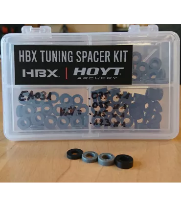 Kit de 4 rondelles "Hoyt HBX Tuning Spacer"