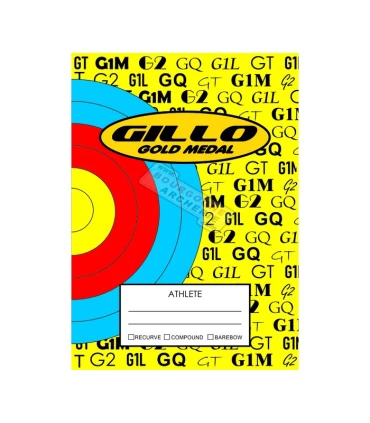 Gillo target Score Books Fita/Field