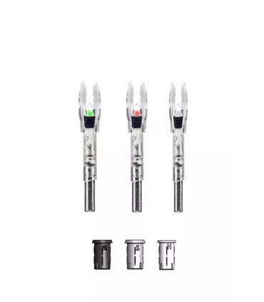 Lot de 3 encoches lumineuses rouges universelles Nockturnal Shift