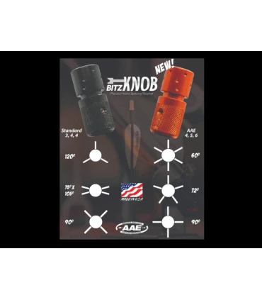 Barillet Nock Receiver AAE 3&4 pour empenneuse Bitzenburger