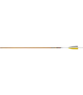 Pack 6 Flèches Easton Legacy 6.5mm Plumes Nat 4"