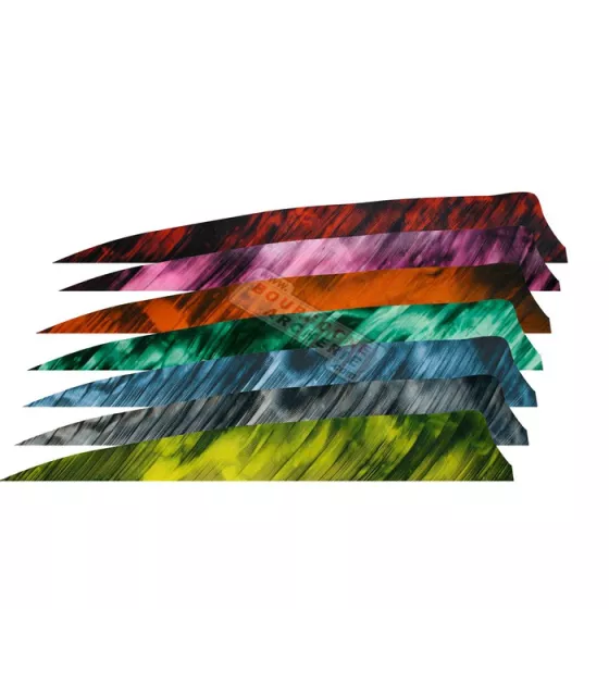 Plumes Naturelles Pour Flèches De Tir à L'arc - Bouclier D'aile Droite 4 Pouces, 25 Pièces, Multi-couleurs