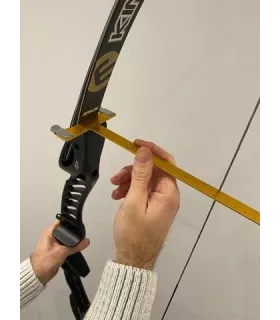 Réglage du tiller d'un arc classique