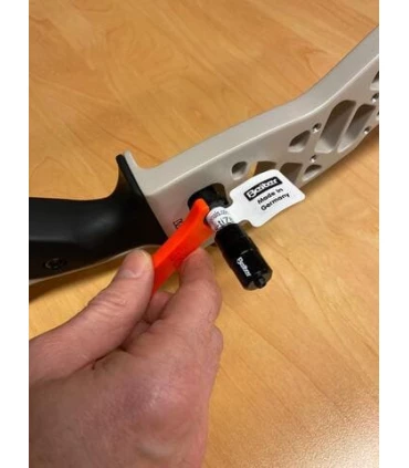 Installation d'un berger button sur un arc classique