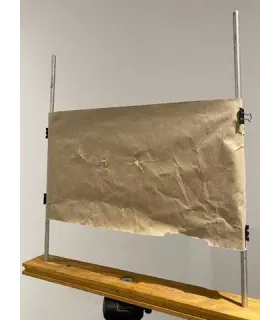 Réglage test papier arc à poulies