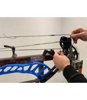 Installation corde arc à poulies