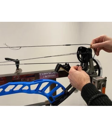Installation corde arc à poulies