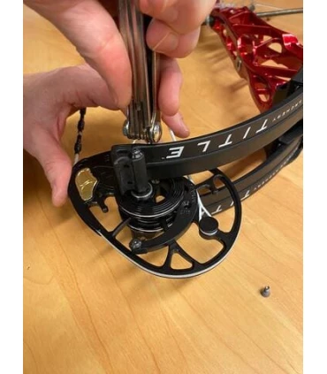 changement d'allonge arc à poulies