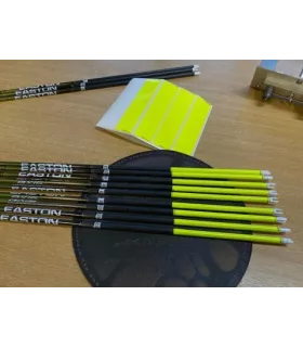 Installation de wraps sur des flèches