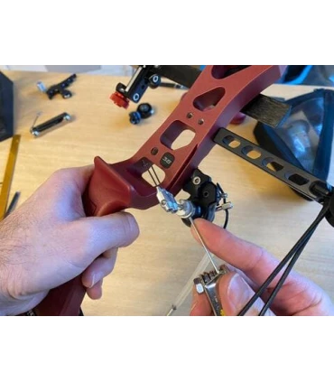 Installation repose flèche poulies à effacement