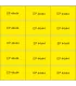 Cible eleven EZ-pull 15 blocs de 44x44