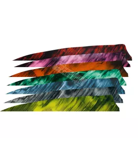 Plumes naturelles 3" shield camo