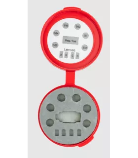 Boite de rangement visette Hamskea rouge