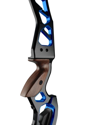 Poignée Kinetic ELEZO Barebow Dual color noir/bleu
