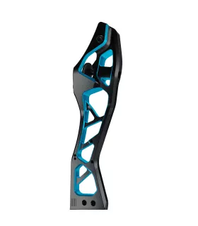 Poignée Kinetic ELEZO Barebow Dual color noir/turquoise
