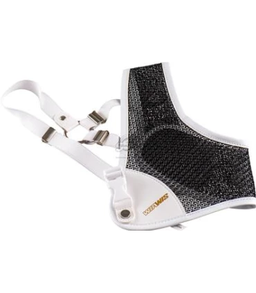 Plastron Wiawis Finno Noir/Blanc