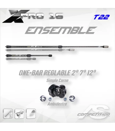 Ensemble AS X Pro 16 OneBar Réglable (Trio)
