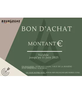 Bon d'achat valeur de votre choix (nous contacter)