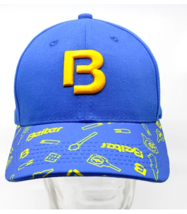 Casquette Beiter Basecap Blue-Yellow Icons