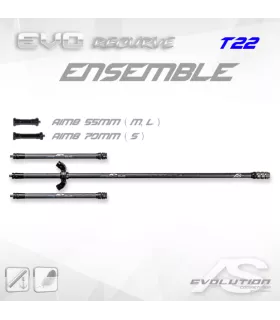 Stab Complète AS Ensemble Fixe EVO 15 Recurve avec AIM
