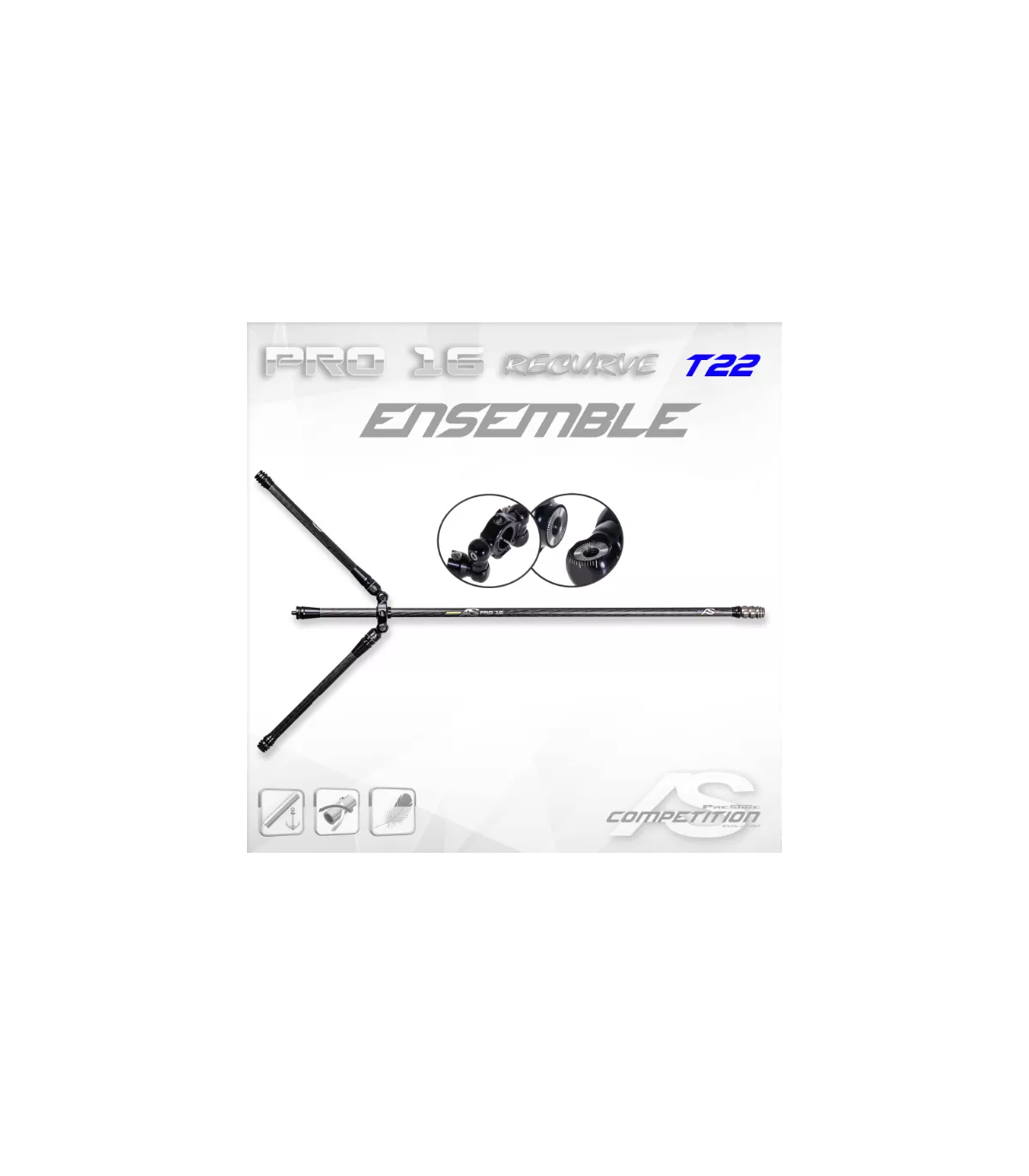 Stab Complète AS Ensemble Pro 16 Recurve