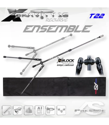 Stab complète AS Ensemble X-GRAVITY 16 Recurve