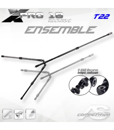 Stab complète AS Ensemble X-PRO 18 Recurve