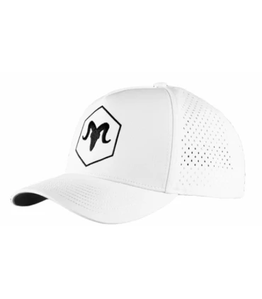 Ramrods Cap Performance White Hex