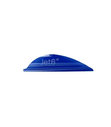 Sachet 50 plumes Jet6 Vanes 1.75" bleu