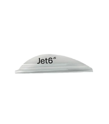 Sachet 50 plumes Jet6 Vanes 2" blanc