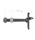 Viseur Shibuya RC Pro G2 520-9" Carbon Single Mount
