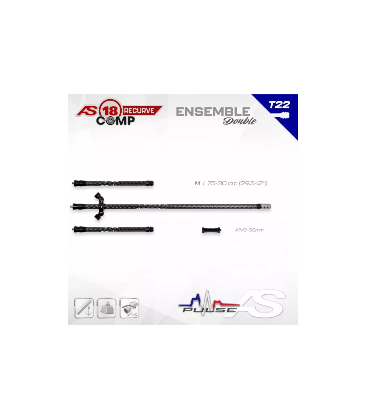 Ensemble AS 18 Recurve Comp Pulse