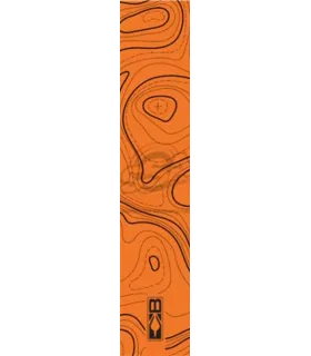 Sachet 12 Wraps Bohning "Topographical Map" neon orange