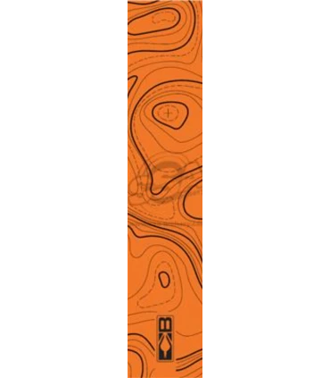 Sachet 12 Wraps Bohning "Topographical Map" neon orange