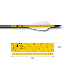 Sachet 13 Wrap Socx 6.0mm Couleur Standard Fracture jaune