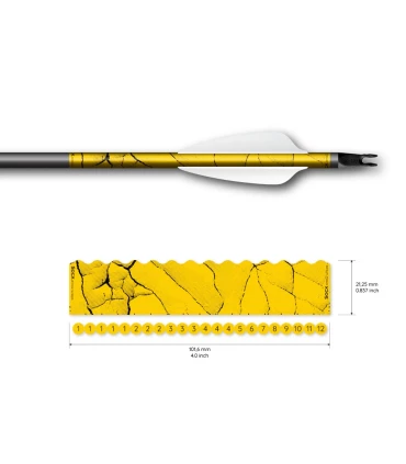 Sachet 13 Wrap Socx 6.0mm Couleur Standard Fracture jaune