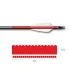 Sachet 13 Wrap Socx 6.0mm Couleur Fluo Uni rouge fluo