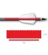 Sachet 12 Wraps Socx 8mm Fluo Uni rouge fluo