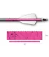 Sachet 13 Wraps Socx 8mm Fluo Fracture pink fluo