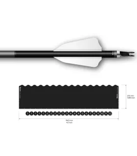 Sachet 13 Wraps Socx 8mm Standard Couleur Uni noir