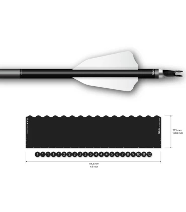 Sachet 13 Wraps Socx 8mm Standard Couleur Uni noir