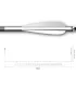 Sachet 12 Wraps Socx 9.3mm Standard Uni blanc