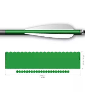 Sachet 12 Wraps Socx 9.3mm Standard Uni vert