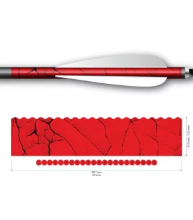 Sachet 12 Wraps Socx 9.3mm Fracture Fluo
