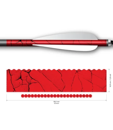 Sachet 12 Wraps Socx 9.3mm Fracture Fluo