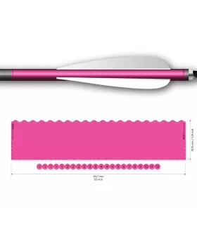 Sachet 12 Wraps Socx 9.3mm Uni Fluo rose