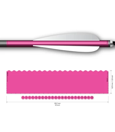 Sachet 12 Wraps Socx 9.3mm Uni Fluo rose