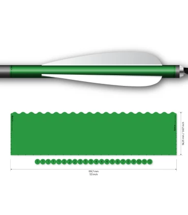 Sachet 13 Wraps Socx 10.7 mm Couleur Uni vert