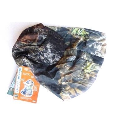 Casquette imperméable filet masque camo